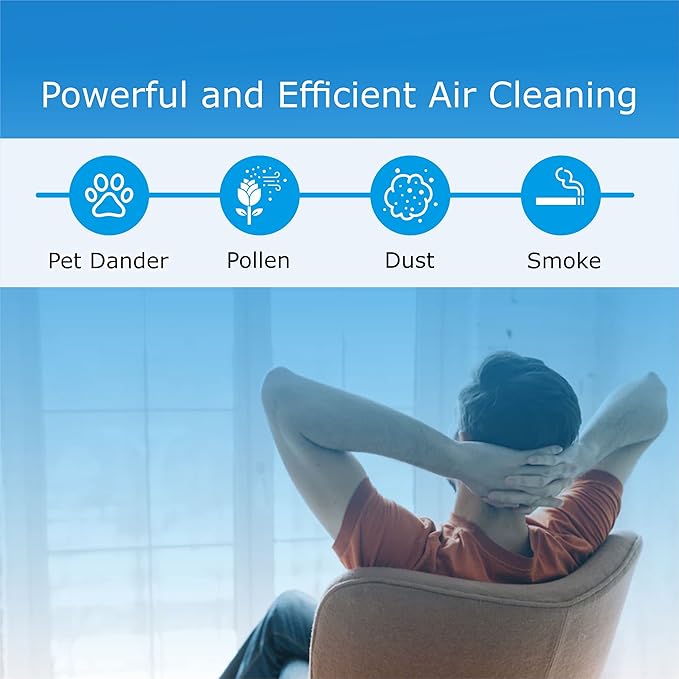 Sirena Air Ionizers for Home Negative Ion Filtration System Quiet Air Freshener for Bedroom Kitchen Removes Odors Smoke Dust Pets Mini Ionic Air Purifier w/built in Clock and Night Light (3)