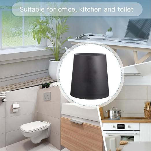 Luxshiny Environmental-Friendly Double Layer Garbage Container No Lid Ash-bin for Bedroom Living Room Office Small Waste Basket Fashion Simple Design