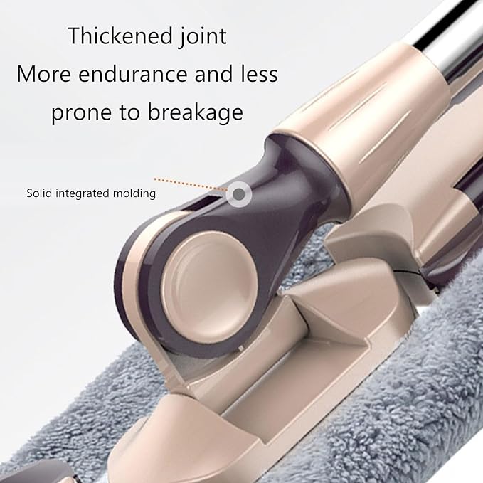 Lazy Handhold Tool for Household Floor Cleaning 360 Degree Dusting Microfiber Pad 133cm Handle Large Size Flat Floor Microfiber Mop