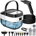 Steam Cleaner 1.6L Adjustable Pressurized Steamer for cleaning 15s Heat-Up 2500W Handheld Steamer Cleaning for Home|Car|Tile|Floor Multi-Surface Cleaning Machine with 22pcs Accessories