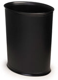 Stephanie Imports Made in USA 5-Gallon Black Plastic Waste Basket (10.25” L X 12.5” H)