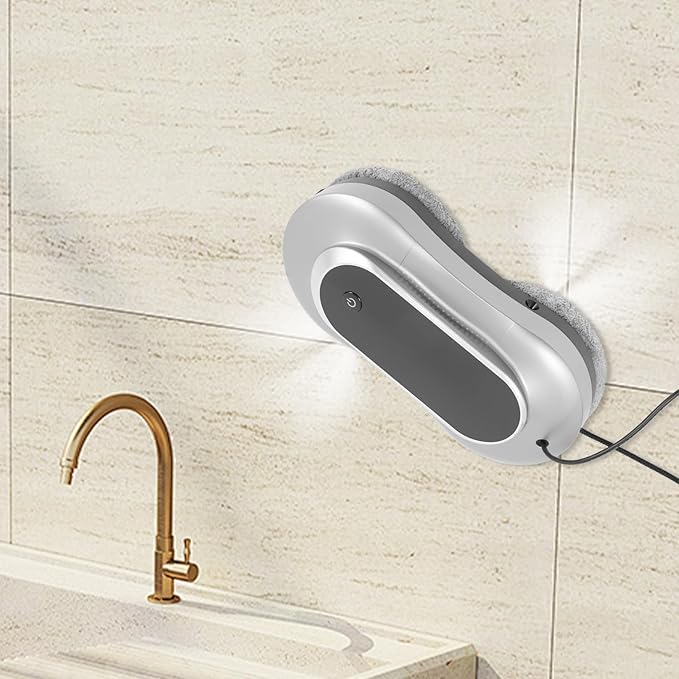 Window Cleaner Robot Smart Glass Cleaning Robot with Automatic Water Spray for Windows Mirrors Glass Doors Window Glass Tiles