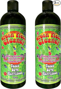 Green Piece® Glass Cleaner 2 Bottles (Made in USA) - All Natural Earth Friendly Multi-purpose Cleaner for Metal Ceramic Water Pipe 16 oz