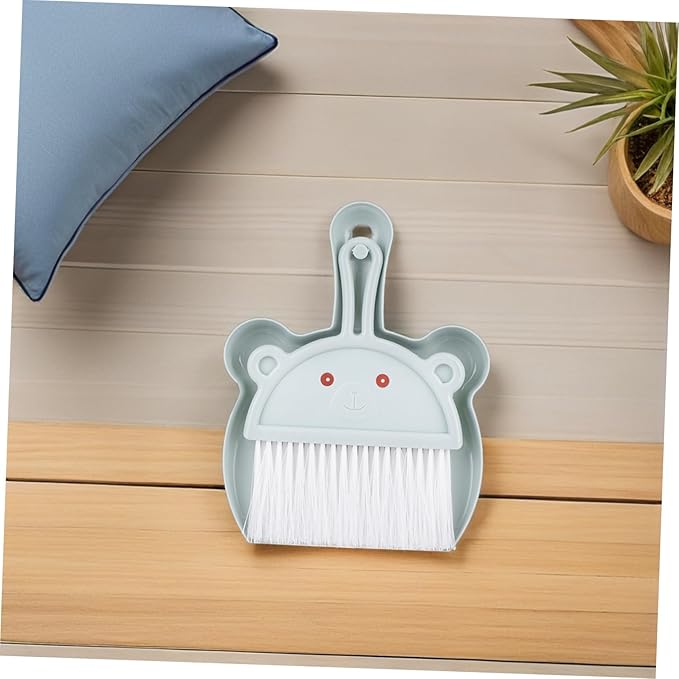 Didiseaon 6 Sets Mini Broom and Dustpan Set Portable Handheld Brush and Dustpan for Desk Bookshelf Kitchen Cleaning Lightweight and Compact Design for Small Spaces