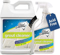 Black Diamond Ultimate Grout Cleaner: Best Cleaner for Tile Ceramic Porcelain Marble Acid-Free Safe Deep Cleaner &amp Stain Remover for Even The Dirtiest Grout. (1-Quart/1-Gallon/sm brush)