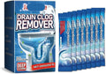 Toilet Drain Unblocker &amp Cleaner with Deodorizing and Fragrance - Removes Stubborn Dirt Limescale &amp Mineral Deposits Safe for All Toilet Surfaces(1PCS)