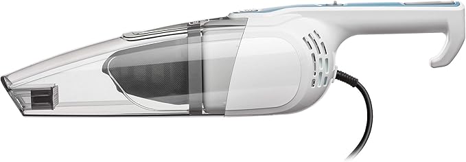 Black &amp Decker BDST1609 3-in-1 Corded Lightweight Handheld Cleaner &amp Stick Vacuum Cleaner White with Aqua Blue