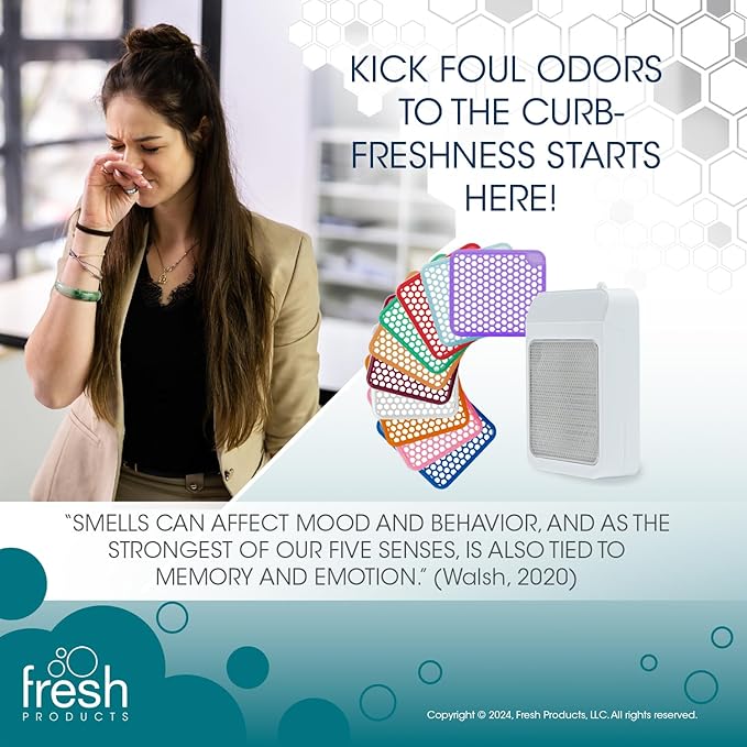 Fresh Products ourfreshe Plug In Air Freshener 30 Day Refills Replace Messy Aerosols with Dry Fragrance For Use in Medium Sized Spaces Coconut Vanilla 6 Pack