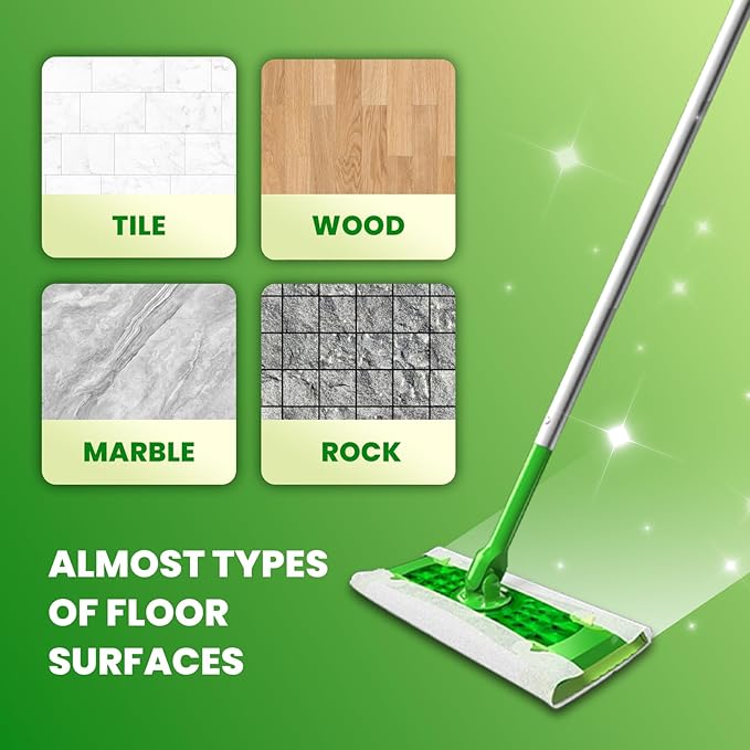 Upgraded Wet Mop Pads for Swiffer Sweeper Wet Mopping Cloths Refills64 Count