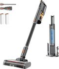uwant V500 Cordless Vacuum Cleaner with Auto Empty&ampAuto Dust Scrap System 7-Layer HEPA Filtration Anti-Tangle Brush Stick Vacuum for Pet Hair Hard Floors CarpetGrey