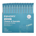 EUHOMY Ice Maker Cleaner &amp Descaler | 12 Use &amp Individually Packed for Each Use | Ice Machine Cleaner with Organic Citric Acid Descaling Powder Compatible with All Brands