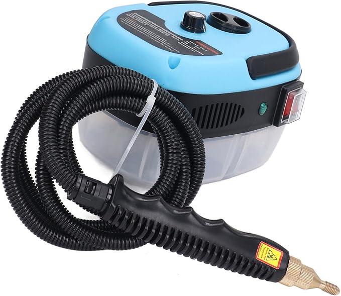Handheld Steam Cleaner 2500W 3 Bar Pressure 105°C Portable Multi Cleaner with Detergent Container for Kitchen Car Bathroom and Corners