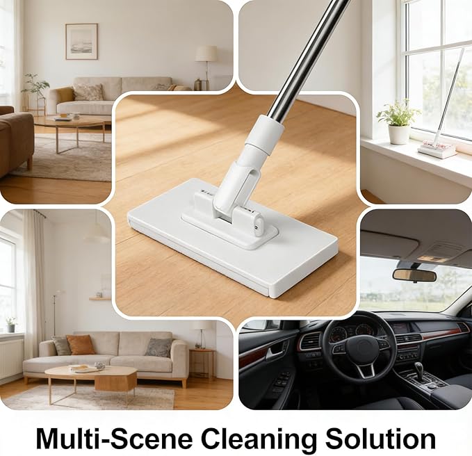 Convenient Cloth Changing Mini Mop Cloth Changing Mini Mop Mopa Desechable para El Polvo Con 4 Paños Reutilizables 39in Long Handle Retractable Gap Dust Cleaner with Locking Head