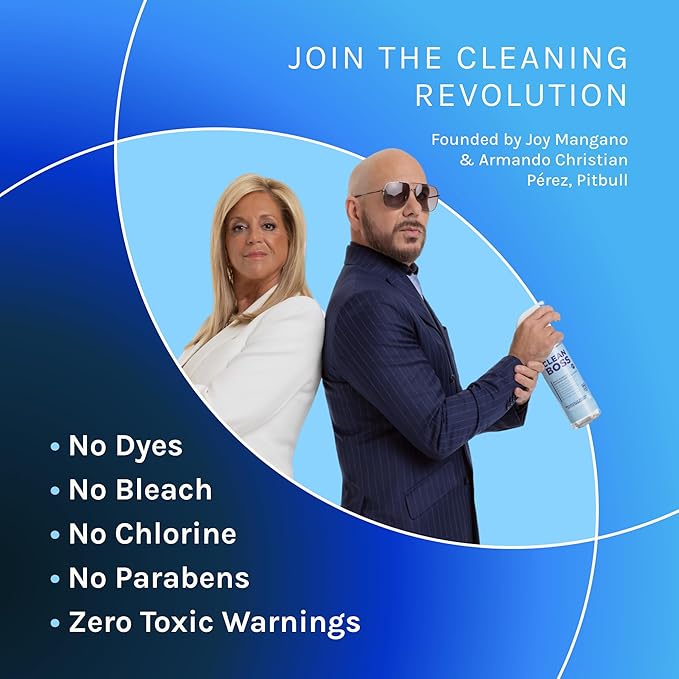 CleanBoss Botanical Disinfectant - 24 oz (Pack of 2) - Multi-Surface Cleaner - Kills 99.9% of Germs + Cold &amp Flu Viruses - Fresh Thyme Scent - No Rinse on Food Contact Surfaces - Pet Friendly
