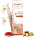 Herbal Diffuser Pen Relax Diffuser with Chamomile Peppermint Saffron Ashwagandha &amp Black Maca Root for Breathing in Calm All Natural Swap - 600 Uses 1 Diffuser 1 Pack