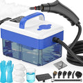 2500W Handheld Steam Cleaner with 16pcs Accessories &amp 1.6L Tank 10S Fast Heating &amp High Temperature Portable Steam Cleaner for Home Car Steamer for Cleaning Windows Grout Upholstery and M
