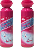 Drain Cleaner Foaming Drain Cleaner and Deodorizer Drains Clog Remover for Bathroom Sinks Washbasin Tubs (2 PCS)