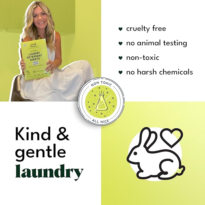 Zero Trace Color Catcher Sheets and Fresh Scent Laundry Bundle