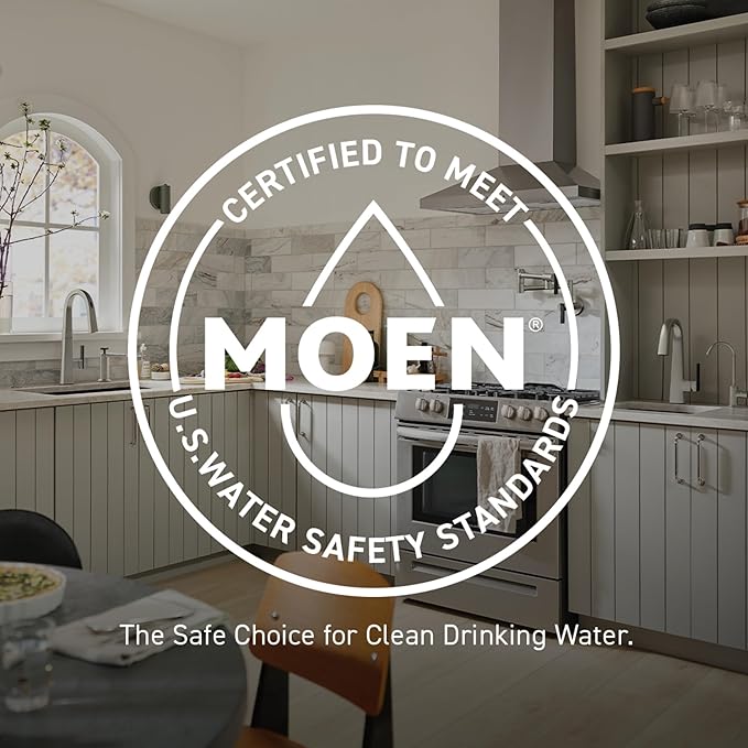 Moen Eva Brushed Nickel Two-Handle High Arc Widespread Bathroom Sink Faucet for 3-Hole Setups with Valve Included TV6420BN