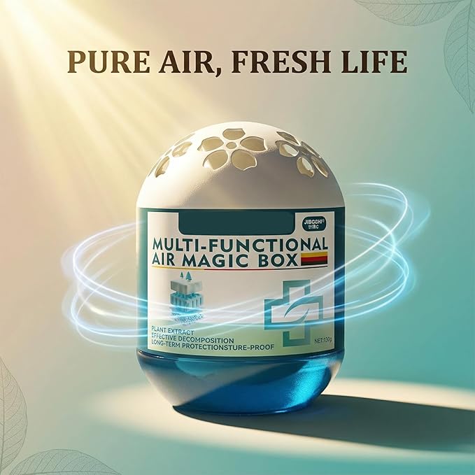 Air Magic Box Indoor Air Purification Dust Removal Magic Box Long-Lasting Air Freshener 120g for Home Office Bedroom Pet AreasLet Freshness Unfold—naturally and Quietly (3)