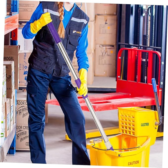 Telescopic Mop for Home Cleaning Washable Mop Head Suitable for Hardwood Tile and More Household Cleaning Tool Comfortable to Hold
