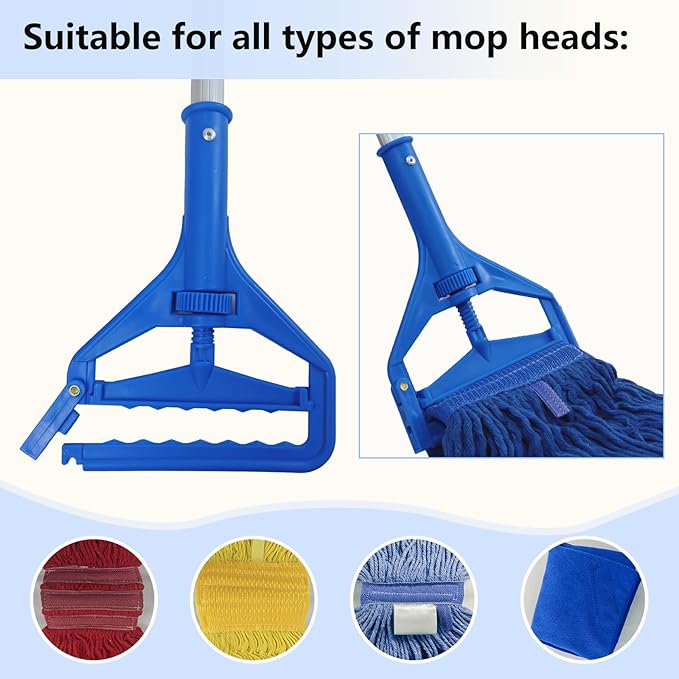 mop Stick mop Holder Replacement mop Stick mop Handle Commercial mop Commercial mop Handle Heavy Duty mop Handles Heavy Duty Commercial mop Head Replacement and Handles