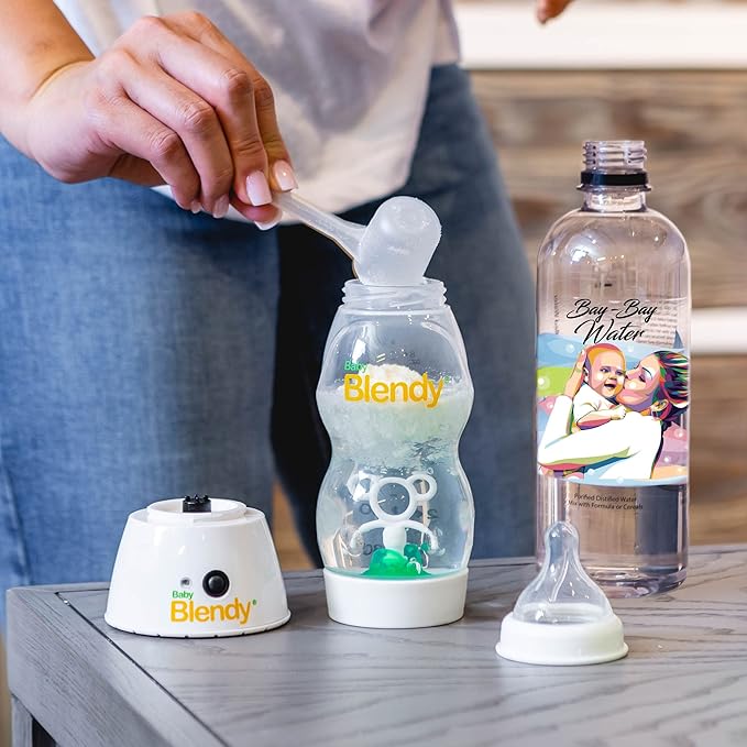 Bay Bay Water - Purified Distilled Water for Babies - 16.9 oz. - Use for Everyday Drinking Infant Formula Milk and Baby Cereal - BPA Free - No Fluoride Phosphate - Prevent Mineral Overload - (24)