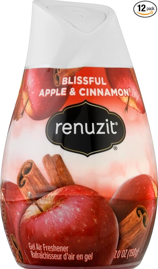 Renuzit 7 oz Apple &amp Cinnamon Adjustable 12 Pack