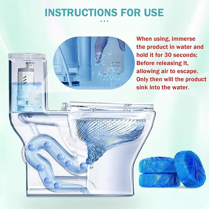 2026 New Clean Toilet CleanerHousehold Cleaning SolutionToilets Bowl Cleaning Long-Lasting Fresh Scent Automatic Refreshes Toilets Long-Lasting Bowl Cleaner Fresh Scent