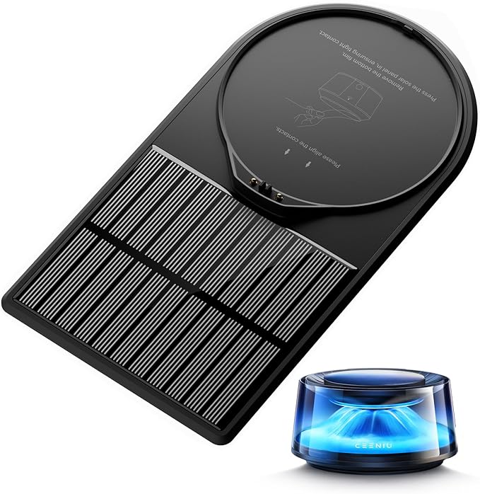 Ceeniu CF8 Solar Panels Small Solar Panels with High Performance Monocrystalline Overcharging Protection Auto Shut-Off 3M Tech CF8 Car Air Fresheners Customized