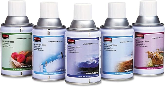 Microburst 9000 Air Freshener Refill Orchard Fields 5.3 Oz Aerosol 4/carton