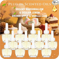 Plug In Refills Air Freshener Dreamy Marshmallow Sicilian Lemon Golden Apple Vanilla Cake for Home 7.92 Fl Oz 12 Count Compatible with Air Wick &amp Glade Not Include Glade Plus