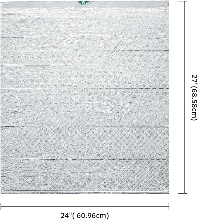 TYPLASTICS FleTex Tall Kitchen 13 Gallon Drawstring Trash Bags 300 Bags 24in x 27in Unscented White Wholesale Pack (Heavy duty 300 Count)