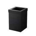 Gatco Small Bathroom Trash Can With Lid Square 3 Gallon Stainless Steel Wastebasket Under Sink Matte Black For Bathroom Bedroom Office (1915)