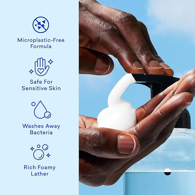 BLUELAND Clean Home Kit 3 Reusable Bottles with 3 Tablets Makes 1 Bottle Each of Foaming Hand Soap Multi-surface Cleaner Bathroom Cleaner