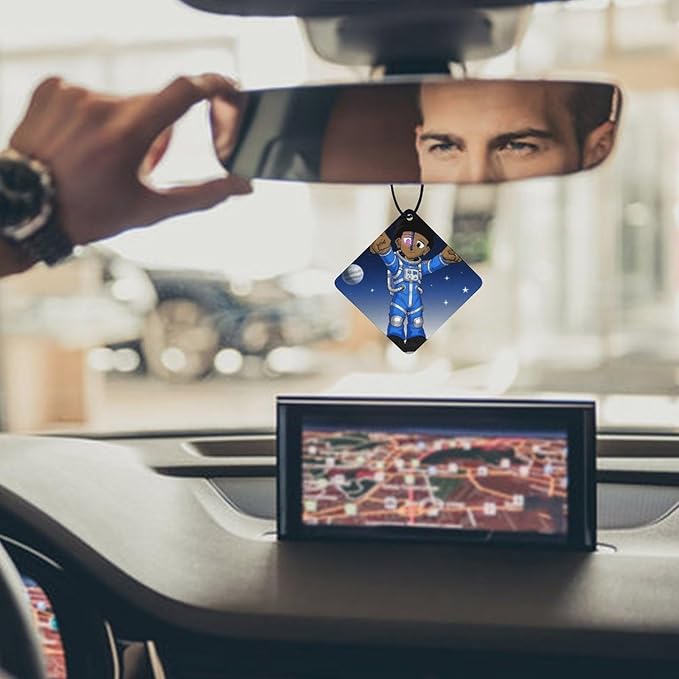 5PCS Car Air Freshener Hanging Personalized Double Sided Star Pointer Car Fresheners Long Lasting New Cars Scents Cute Automotive Freshies for Closets Drawers (tea)