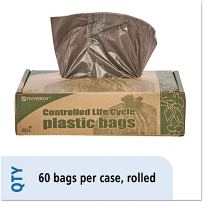 STOG3036B80 - Controlled Life-Cycle Plastic Trash Bags