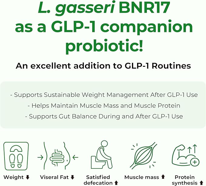 BNRThin S30 Lactobacillus Gasseri BNR17 10 Billion CFU Guaranteed 90 Capsules (90 Serving 3 Packs of 30)