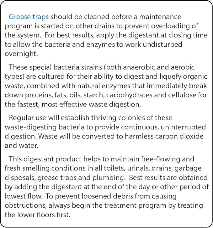 Bio-Ross Drain &amp Septic Drain Cleaner By Bio Ross Elimination Enzyme Drain Cleaner One 2 lbs Containers