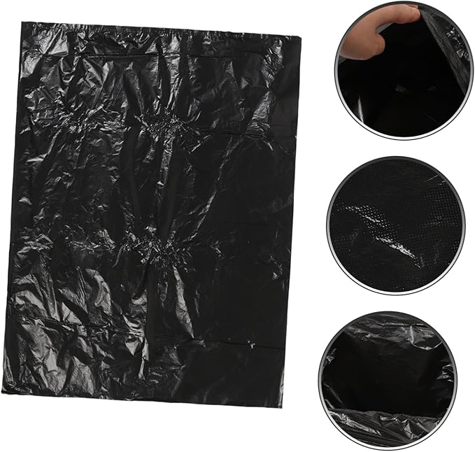 NOLITOY 25pcs Heavy Duty Trash Bags Thickened Mil Large Capacity Garbage Liners for Bathroom Kitchen Bedroom Waste Disposal