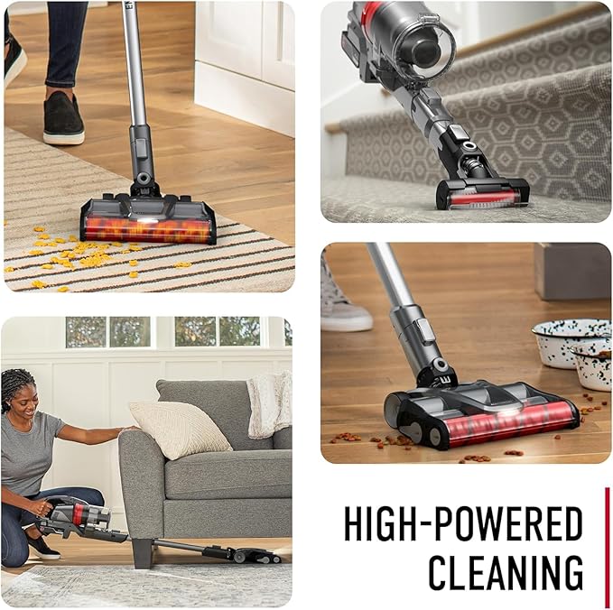Hoover ONEPWR WindTunnel Emerge Pet Cordless Stick Vacuum Cleaner Lightweight Stick Vac Powerful and Quiet Cleaning Self Standing No Wall Mount Required Cordless Vacuum Cleaners for Home Use