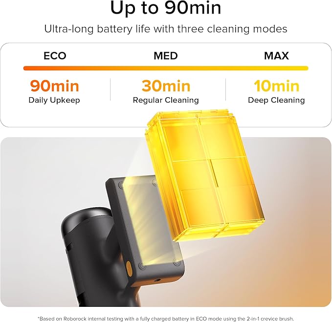 roborock H60 Ultra Cordless Stick Vacuum Cleaners Upgraded 210AW Suction Stick Vacuum with 90-Min Runtime 90° Bendable Tube LED Dust Detection Vacuum Cleaner for Carpets Hard Floors &amp Pet Hai