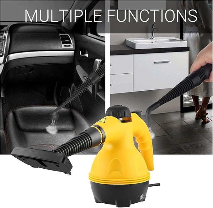 Multi Purpose Electric Steam Cleaner Portable Handheld Steamer Household Cleaner Attachments Kitchen Brush Tool Home Cleaner