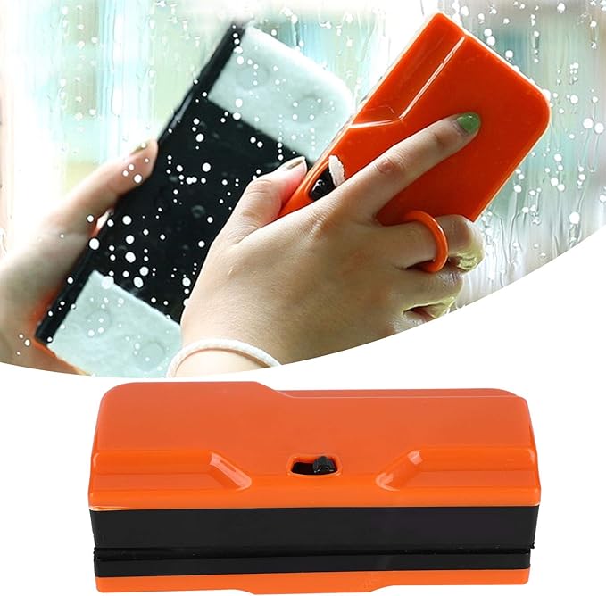 Magnetic Window CleanerAdjustable Double Sided Window Cleaning Tools Glasses Cleaner Cleaning BrushMagnet Window Cleaner Toolfor High Rise Window Cleaning Windows Thickness 0.2-0.71 (1#)
