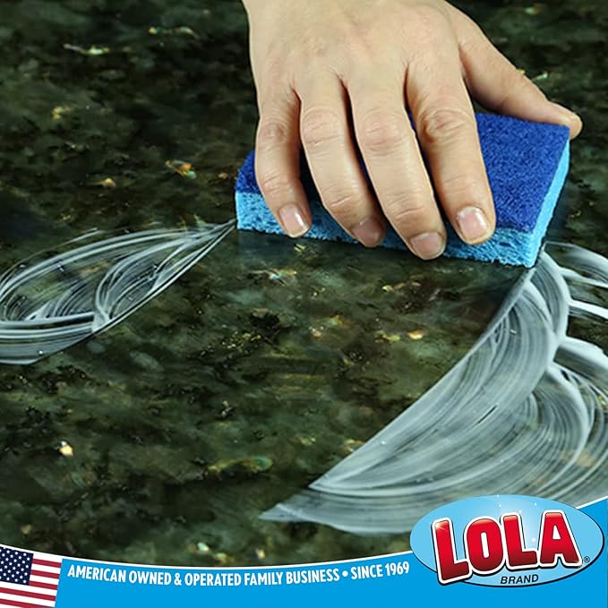 LOLA Natural Cellulose Scrub Sponges 12 Pack All Purpose Scrubber Sponge Made of Cellulose Sustainable Dishwasher Safe Non-Stick