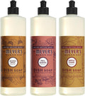 Mrs. MEYER'S CLEAN DAY Liquid Dish Soap 3 Pack Variety Acorn Spice Apple Cider Fall Leaves 16 OZ Each 1 CT