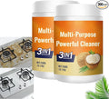 Coconut Oil Cleaning Paste All Purpose Cleaning Multi Degreaser Removes Stains on Microwave Oven Stove top Also for Bathroom Shower Glass and Sink Durable Stain (2PCS)