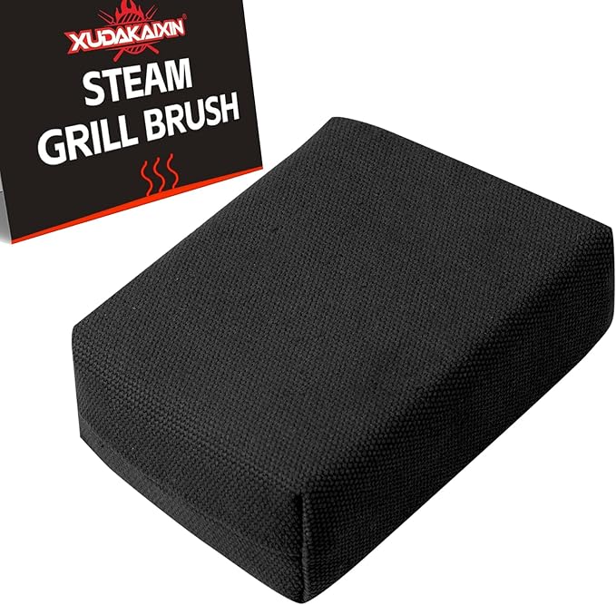 Grill Brush Bristle Free(Only Replaceable Cleaning Head No Grill Brush)-Black
