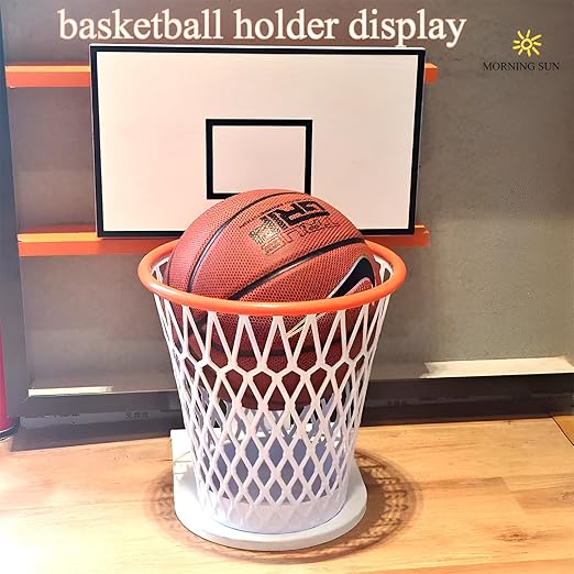 8PCS Basketball Hoop WastebasketBasketball Trash CanBasketball giftGymBasketball-Themed Gift Garbage Bin 4.5 GallonBasketball HoopGarbage CanBasketball Net Waste Basket for OfficeBedroom