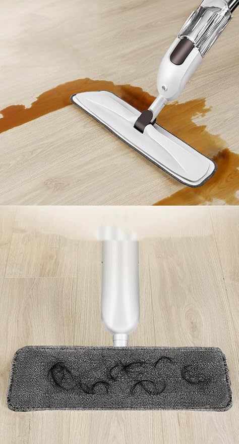 Water Spray Spray mop Dry Wet Dual Purpose Rotary Flat Household Hand wash Free